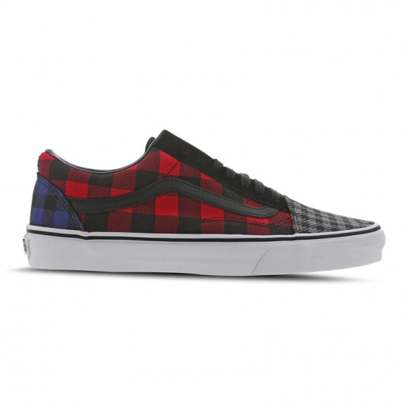 multi plaid vans