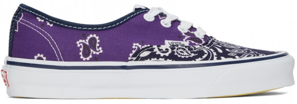 Vans Blue & Purple Bedwin & The Heartbreakers Edition OG Authentic LX  Sneakers