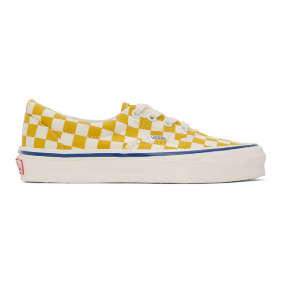 vans yellow checkerboard