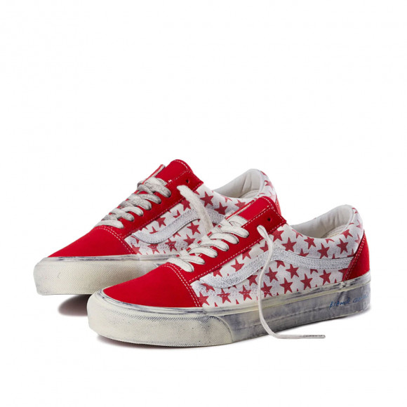 Vans Vault x Bianca Chandon UA Old Skool VLT LX Sneakers in Red/White - VN0A4BVFY521
