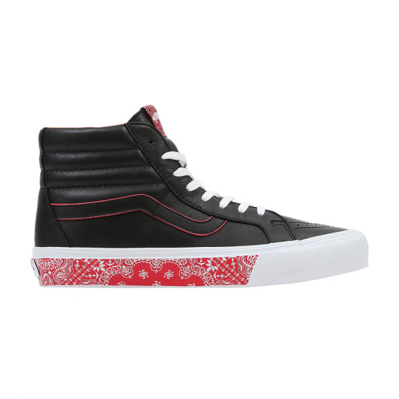 Sk8-Hi Reissue LX 'Bandana - Black Racing Red' - VN0A4BVHIZQ