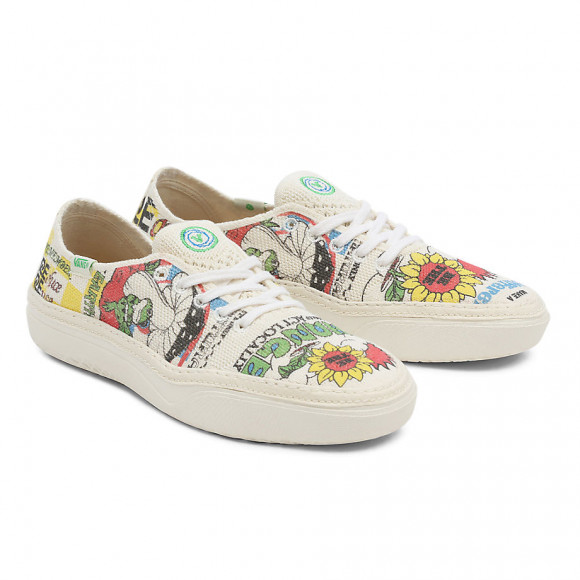 VANS Eco Theory Circle Vee Shoes ((eco Theory) Eco Positivity/natural) Women Multicolour, Size 3 - VN0A4BWLARG