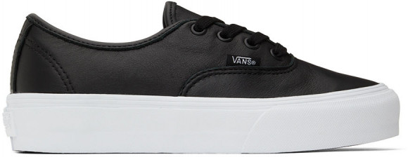 Vans Black Leather Authentic VLT LX Sneakers - VN0A4CS49H9