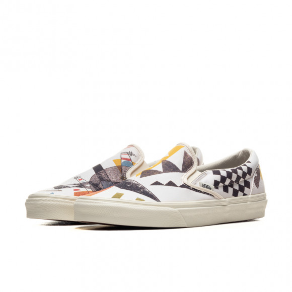 Vans Off-White MoMA Edition OG Classic Slip-On Sneakers - VN0A4U381ID