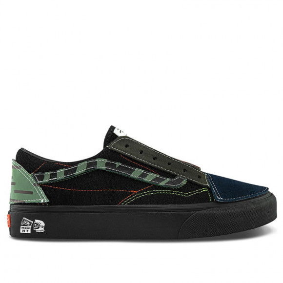 Vans Taka Hayashi x Sk8-Low LX 'DIY - Black' Black/Multi-Color Sneakers/Shoes VN0A4UX62NQ - VN0A4UX62NQ