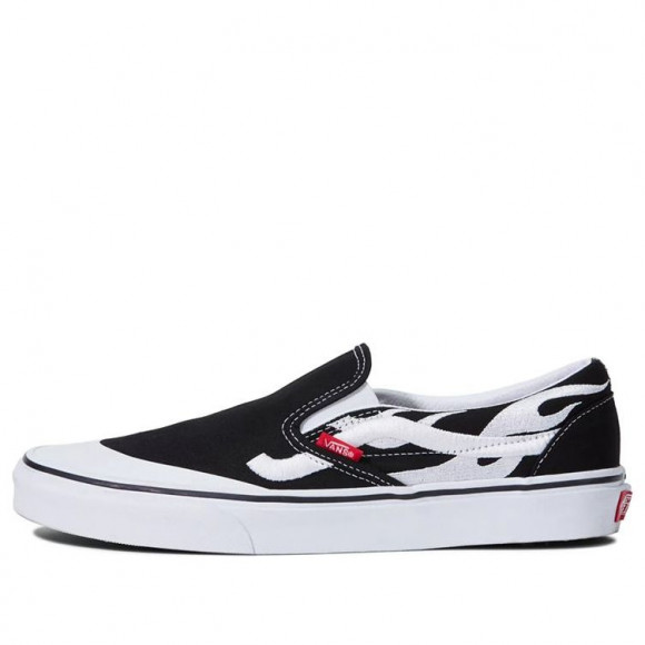 A$AP Worldwide x Pacsun x Vans Unisex Slip-On Casual Sneakers Black/White - VN0A4VCF7GY