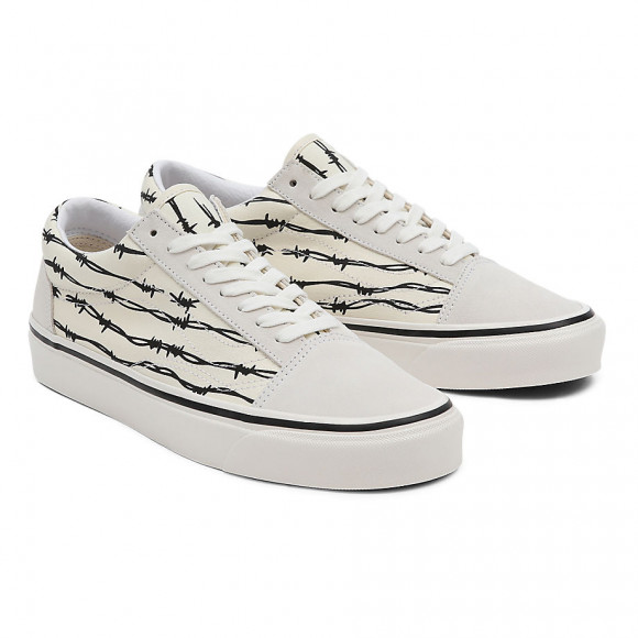 VANS Anaheim Factory Old Skool 36 Dx Shoes ((anaheim Factory) White/black/og Barbed Wire) Women White, Size 3 - VN0A54F3AXF
