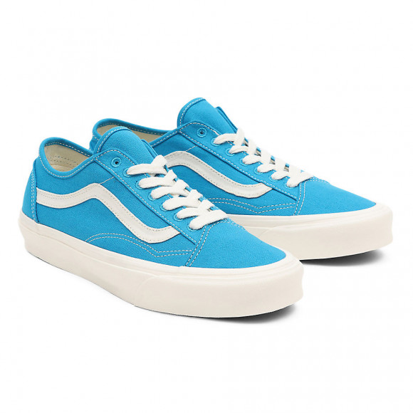 VANS Eco Theory Old Skool Tapered Shoes ((eco Theory) Hawaiian Surf/natural) Women Blue, Size 3 - VN0A54F4ASV