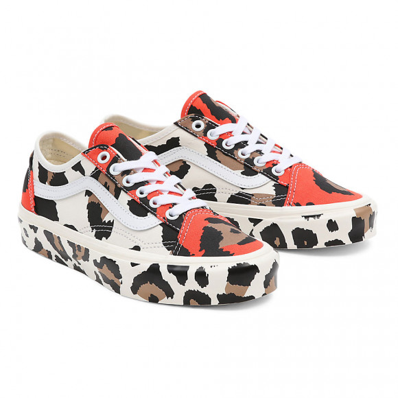 VANS Animal Old Skool Tapered Shoes ((animal) Orange Sunrise/leopard) Women Multicolour - VN0A54F4B6B