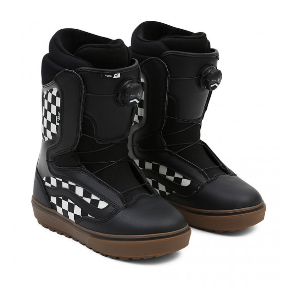 VANS Men Aura Og Snowboard Boots (checkerboard Black/gum) Men White