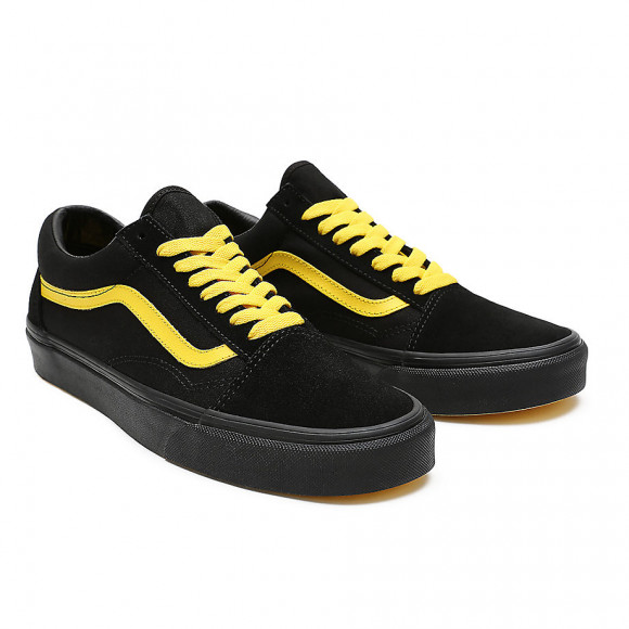 VANS Old Skool Shoes (black/cyber Yellow) Women Yellow - VN0A5AO9ML8