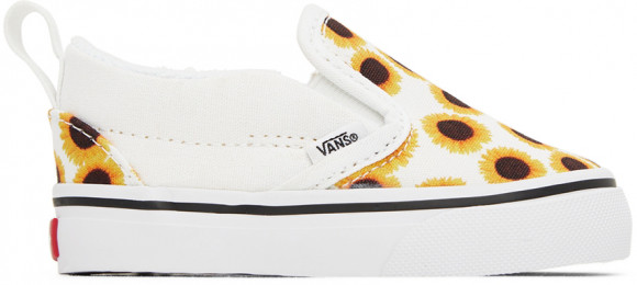 Vans Baby White Slip-On V Sneakers - VN0A5EFKU4L