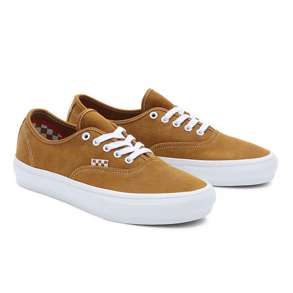 VANS Skate Authentic Leather Shoes (golden Brown) Men Brown - VN0A5FC81M7