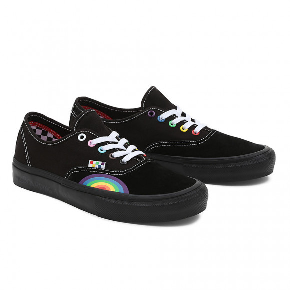 VANS Pride Skate Authentic Shoes (black/multi) Men,women Black - VN0A5FC8BML