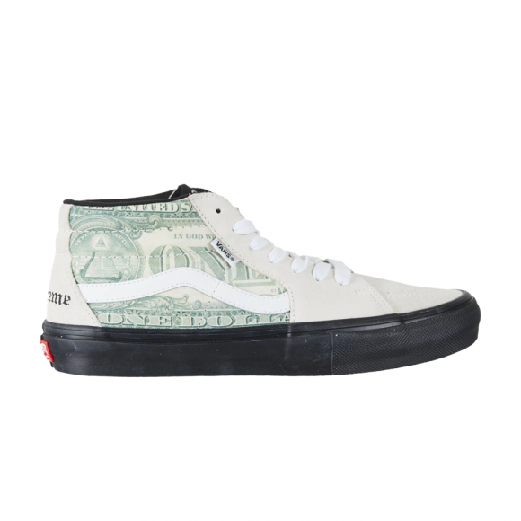 Supreme x Skate Grosso Mid 'Dollar Bill - White' - VN0A5FCGWHT