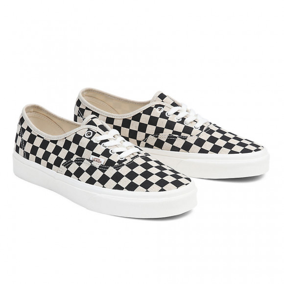 VANS Authentic Shoes (eco Theory Checkerboard) Women White, Size 3.5 - VN0A5KRD705