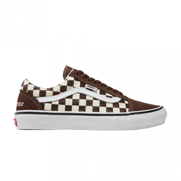 Supreme x Swarovski x Skate Old Skool 'Brown' - VN0A5KRXBRO