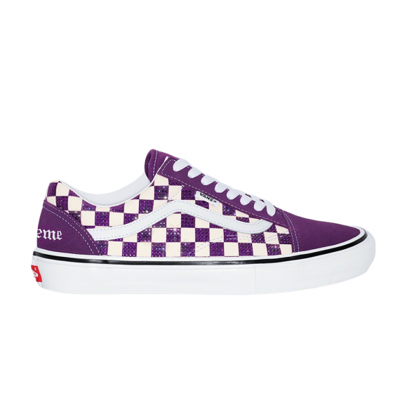 Supreme x Swarovski x Skate Old Skool 'Purple' - VN0A5KRXPRP