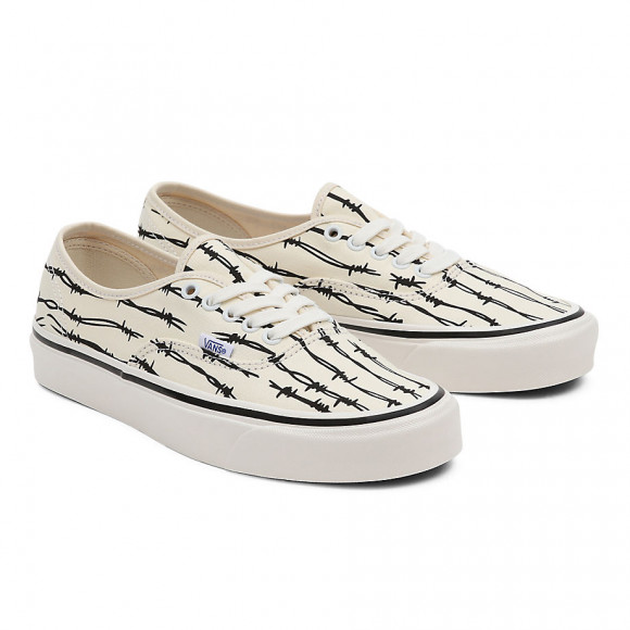 VANS Anaheim Factory Authentic 44 Dx Shoes ((anaheim Factory) White/black/og Barbed Wire) Women White, Size 3 - VN0A5KX4AXF