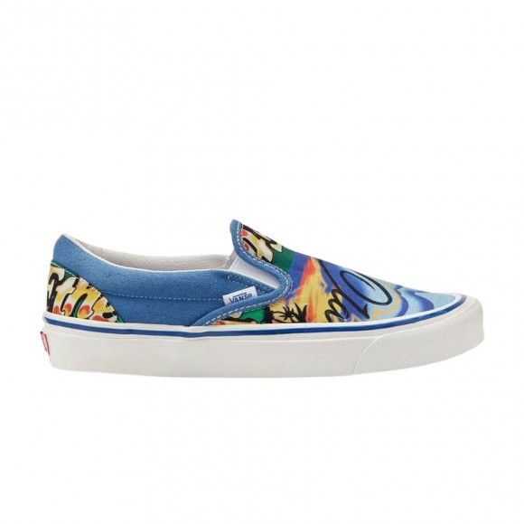 Vans Classic Slip-On 'Airbrush' | Blue | Men's Size 8 - VN0A5KX8AVR