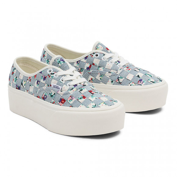 VANS Chaussures Woven Authentic Stackform ((woven) Floral/multi) Femme Bleu - VN0A5KXXAZA
