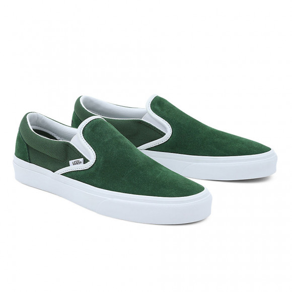 Vans Club Classic Slip-on Shoes (green/white) Men,women White - VN0A7Q5DY9H