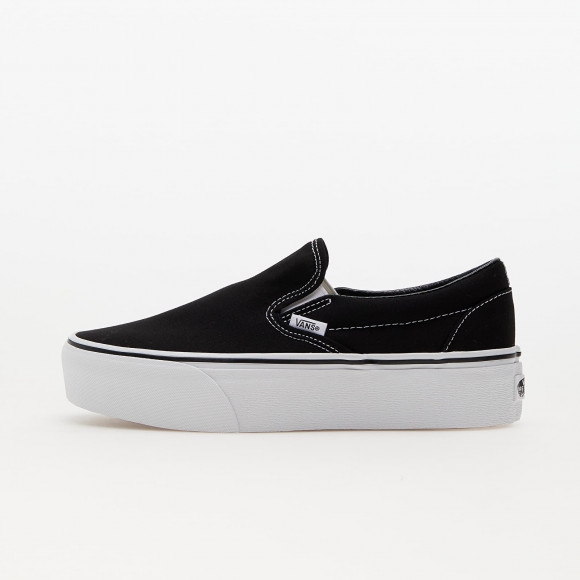 Vans Classic SlipOn Stackform Canvas Black/ True White