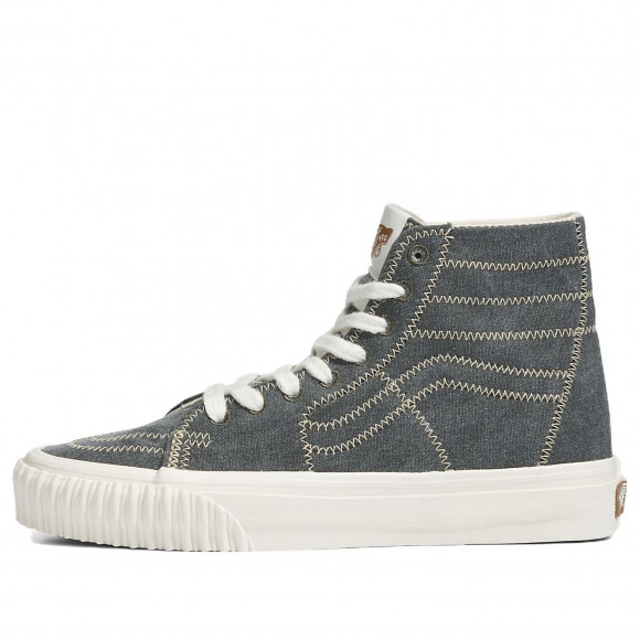 Vans SK8 HI Eco Theory GRAY/WHITE Skate Shoes VN0A7Q62BKP