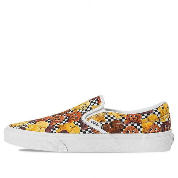 Vans Slip-On Pattern Low Tops Casual Skateboarding Shoes Unisex Multi-Color Skate Shoes VN0A7VCFDMV - VN0A7VCFDMV