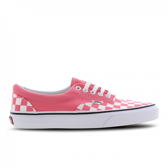 VANS Checkerboard Era Shoes White) Pink - VNOA38FRVOX