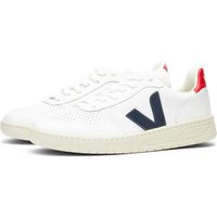 Veja Women's V-10 Sneakers in White/Navy/Red - VX0201267