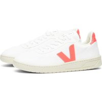 Veja Women's V-10 Sneakers in White/Fluo Rose - VX0702923