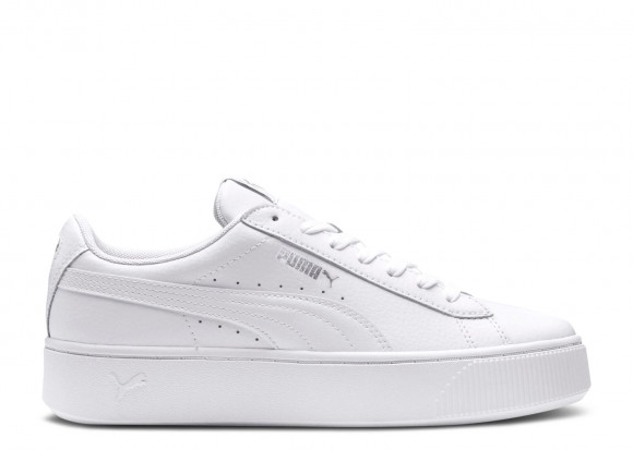 Puma Wmns Vikky Stacked 'White Silver' | Women's - Vikky-Platform
