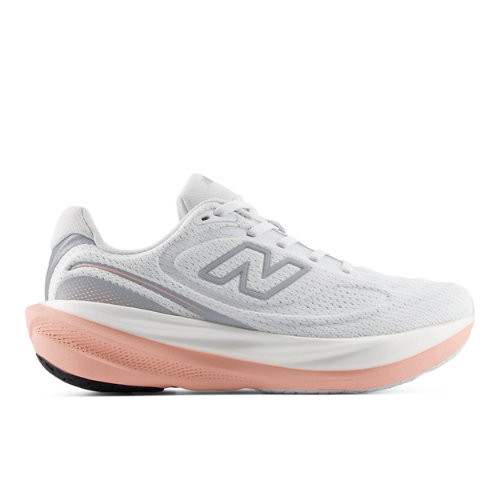 New Balance Women's 1080v15 Running Shoes - White/Pink - W108037Y
