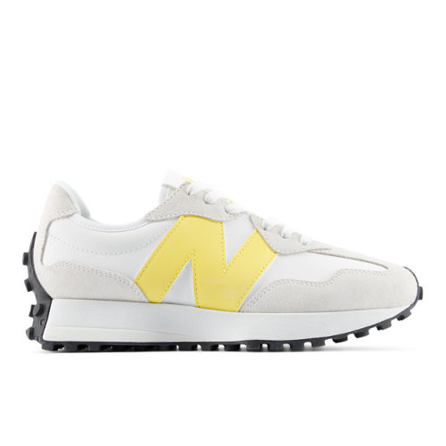 New Balance Women's 327 Sneakers - White/Yellow - W3276F7