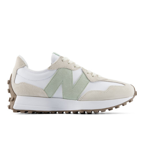New Balance Women's 327 Sneakers - Beige/White/Green - W327SUB