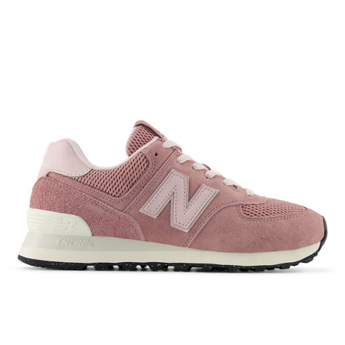 New Balance Women's 574 Sneakers - Pink/White - W57424E