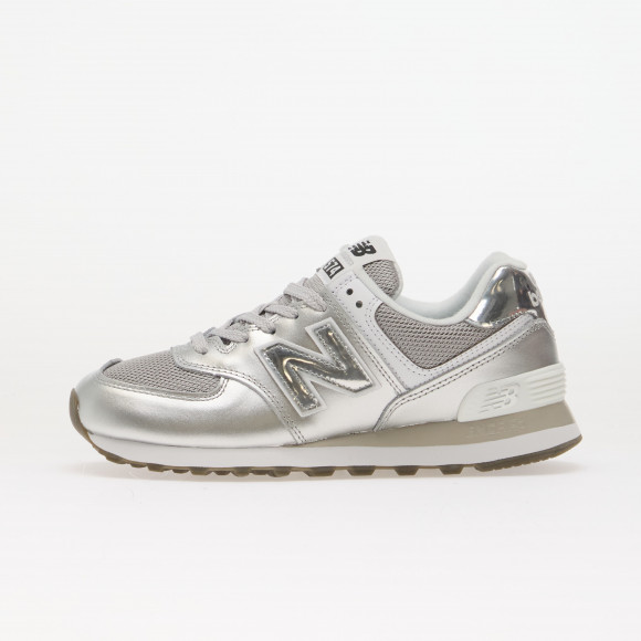 Sneakers New Balance W574 Silver Metallic/ White - W574428