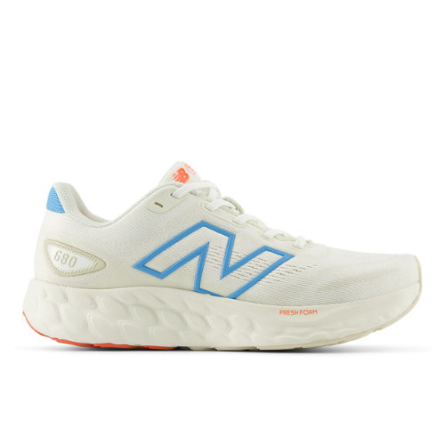 New Balance Women's Fresh Foam 680v8 - White/Green/Blue/Red - W680LH8
