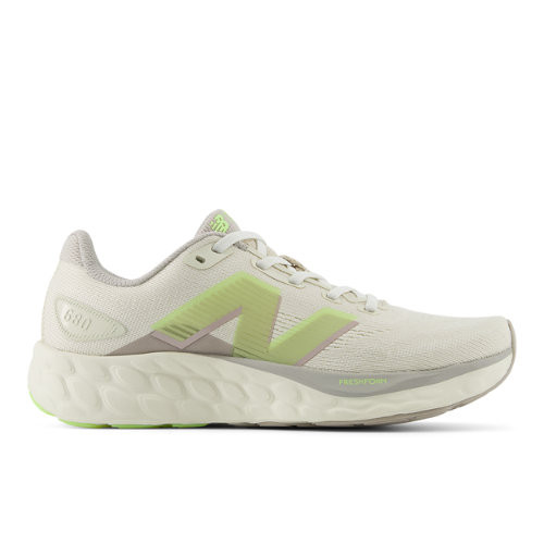 New Balance Women's Fresh Foam 680 v8 Running Shoes - Beige/White/Grey/Green - W680VP8