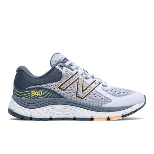 New Balance Women's 840v5 - Grey/Yellow - W840LA5