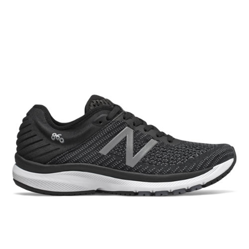 New Balance Mujer 860v10 in Negro/Gris, Synthetic, Talla 36.5 - W860K10