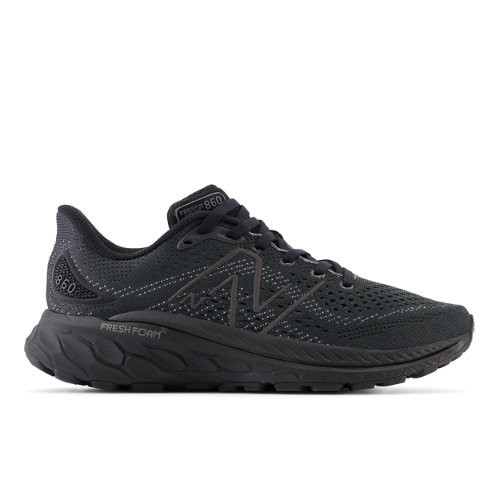 New Balance Mujer Fresh Foam X 860v13 in Negro/Gris, Synthetic, Talla 36 - W860T13
