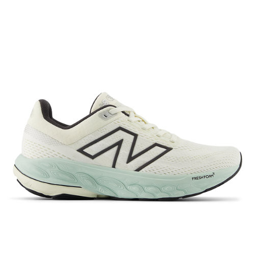 New Balance Women's Fresh Foam X 860v14 Running Shoes - White/Beige/Green - W860T14