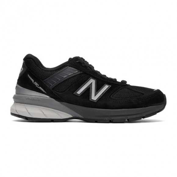 Mujeres New Balance Made in US 990v5 - Black/Silver,