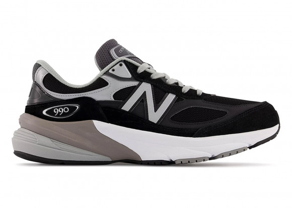 New Balance 990v6 MiUSA Black Grey White (Women's) - W990BK6