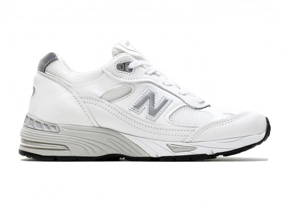 New Balance 991 Womens WMNS White/Grey Marathon Running Shoes W991WHI - W991WHI