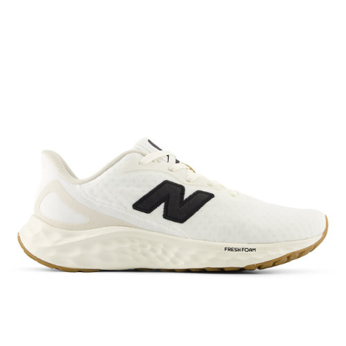 New Balance Women's Fresh Foam Arishi v4 Running Shoes - White/Beige/Black - WARIS4TG