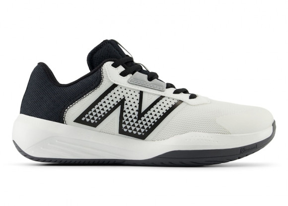 New Balance Women's 696v6 Tennis Shoes - White/Black - WCH696W6