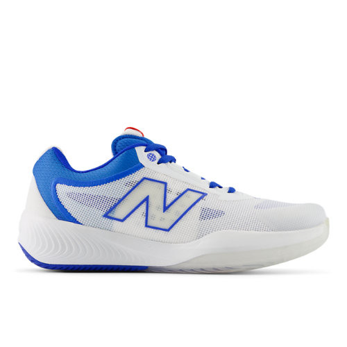 New Balance Women's FuelCell 996v6 Tennis Shoes - White/Blue - WCH996PI